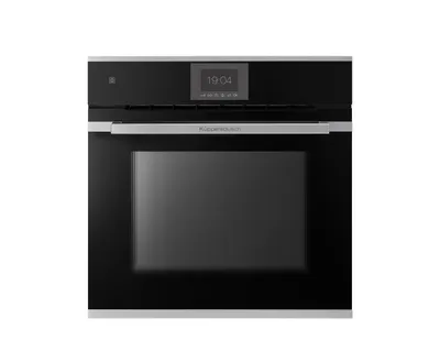 Produktbild von Kueppersbusch BP 6550.0 S1 Einbau-Elektrobackofen, Schwarz, 70 l Volumen, 59,5 cm Breite, +, Ober-/Unterhitze + Umluft, Selbstreinigungsfunktion, Display, integrierte Uhr