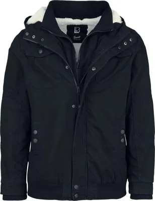 Produktbild von Brandit Winterjacke Herren Medow Jacket schwarz Basics 100% Baumwolle S