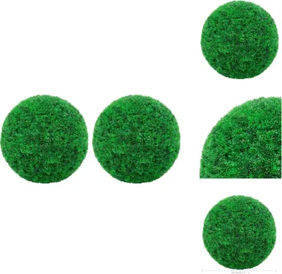 Obrázok produktu pre vidaXL Umelé gule zo zimostrázu 2 ks 45 cm - Umelé rastliny