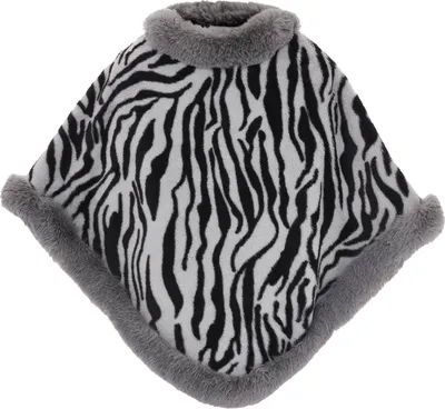 Produktbild von FRAULLY damen strickponcho - grau, M