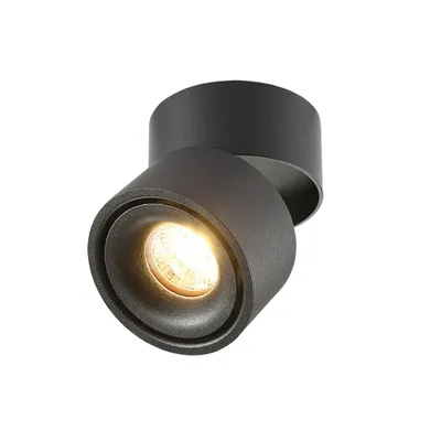 Produktbild von LED Aufbaustrahler, Gang LED Klappleuchte, 90° drehbar, Deckenstrahler, inkl. 7W LED Modul 230 V - 3000 K