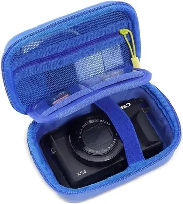 Produktbild von Tragetasche für Canon PowerShot SX740 HS, G7X Mark III/II und Kodak Digitalkamera – Blau