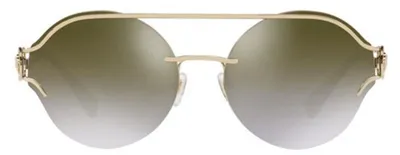 Zdjęcie produktu dla Okulary przeciwsłoneczne damskie Versace VE2184 z półramką, metalowe