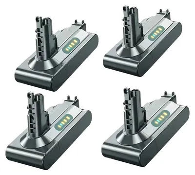 Image de Batterie pour aspirateur, 21,6V, capacité de 12800 mAh, lot de 4, 21,6V