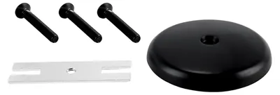 Produktbild von Set Badewannen-Überlaufabdeckung 3-1/8 Zoll mit Einzelloch