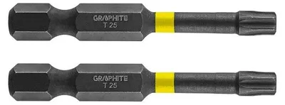 Zdjęcie produktu dla GRAPHITE Bity udarowe TX25 x 50 mm, 2 szt.