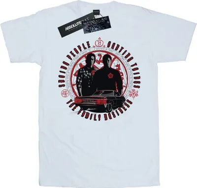 Produktbild von Supernatural - "Family Business" T-Shirt für Damen BI44332 (S) (Weiß)