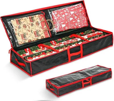 Produktbild von Geschenkpapier-Organizer 104x36x16cm, scheurvast, PE-beschichtet, Weihnachtspapier