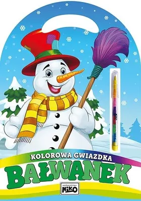 Produktbild von kolorowa gwiazdka Bałwanek