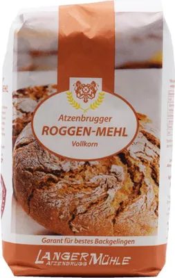 Produktbild von Roggen Vollkornmehl 1kg