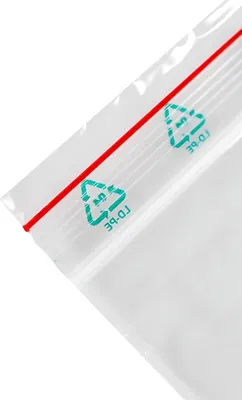 Produktbild von Druckverschlussbeutel 1 Stück0 x 70 mm, transparent, Druckverschluss,