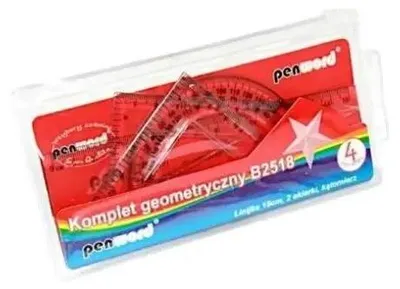 Produktbild von Geometrieset, 4-teilig – Penword
