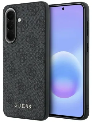 Produktbild von Handyhülle für Galaxy A57 5G, Guess Hardcase Leather, Schwarz