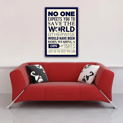 Image de Motivational - Poster - Save The World + 1 sur-poster de taille 61x91,5cm