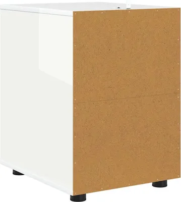 Zdjęcie produktu dla Szafka do przechowywania Wysoki połysk biały 40 x 48 x 57 cm