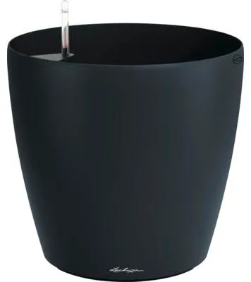 Obrázek produktu pro Samozavlažovací květináč Lechuza Classico Color plast Ø 35 x 33 cm tm.šedý
