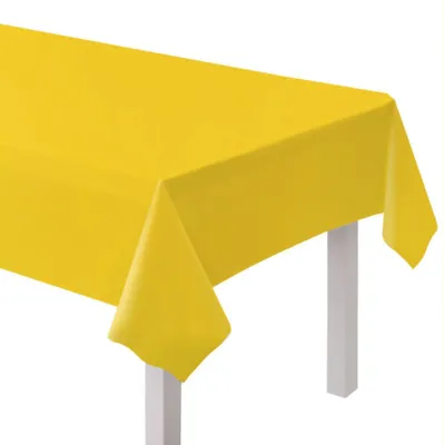 Produktbild von Papier Tischdecke Unifarben 137x274cm | Buttercup