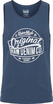 Produktbild von BLEND BHWalex Herren Tank Top Sport-Shirt Muscle-Shirt mit Print 100% Baumwolle Regular fit