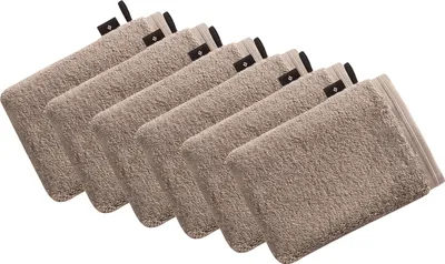 Produktbild von 6er Pack Waschhandschuh Vegan Life von der Marke Vossen 22 x 16 cm