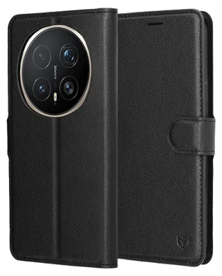 Obrázok produktu pre Techsuit - Leather Folio knižkové puzdro pre Honor Magic8 Pro - čierne