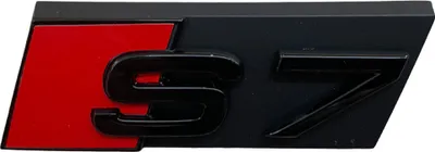 Immagine prodotto di Originale Audi S7 A7 Black Edition emblema logo Lettering in nero