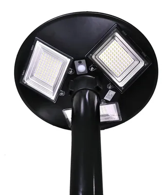 Solar-LED-Straßenleuchte 1500 Lumen IP65 kaltweiß mit Fernbedienung