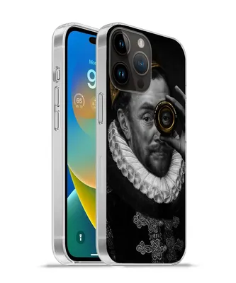Produktbild von MuchoWow® Handyhülle Schutzhülle Hülle für Apple iPhone 14 Pro Max Kunst - Gold - Schwarz - Weiß Silikon Softcase Handy Hülle - Hardcover