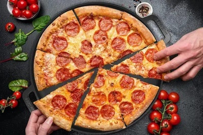 Produktbild von Gusseisen Pizzapan - 16 Zoll -  - Zum Backen und Grillen