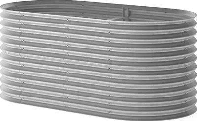 Produktbild von OK-Living Hochbeet , 200 x 100 cm, Silber