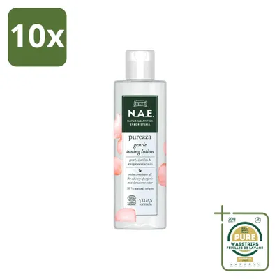Immagine prodotto di 10 flaconi di lozione tonica N.A.E. - Detergente e idratante - 200 ml - Confezione risparmio - 10 pezzi