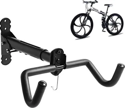 Obrázok produktu pre Držiak na bicykel Famanu na upevnenie na stenu – robustný, skladací, nosnosť do 30 kg