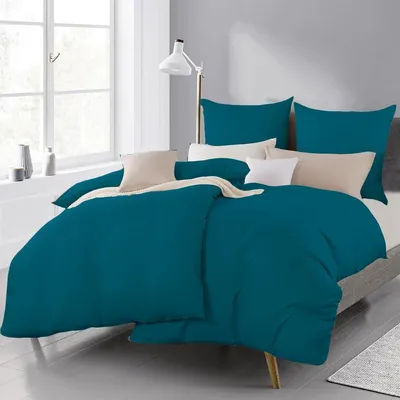 Produktbild von Famanu Bettbezug Set 135 x 200 cm - 4-teilig - Inklusive Kissenbezüge - Superweiche Mikrofaser mit Reißverschluss