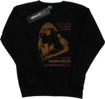 Produktbild von Janis Joplin - "Madison Square Garden" Sweatshirt für Damen BI10315 (XXL) (Schwarz)
