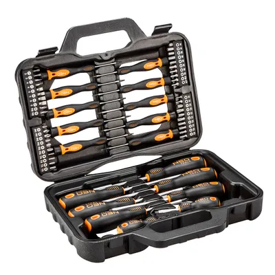 Obrázek produktu pro NEO TOOLS Sada šroubováků a šroubovacích bitů, 58 ks.