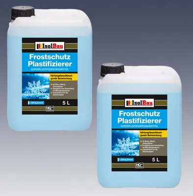 10L Beton-Zusatzmittel Frostschutz Plastifizierer Betonverflüssiger Verflüssiger