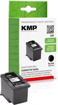 Obrázek produktu pro Canon PG-540XL (Canon PG-540 XL, Canon PG540XL) černý inkoust pro tiskárny Canon, 600 stran, 21 ml, od českého výrobce KMP