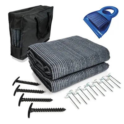 Produktbild von Omgoods - Zelteppich, 2 x 2,5 m, mit Tragetasche und Stahlheringen