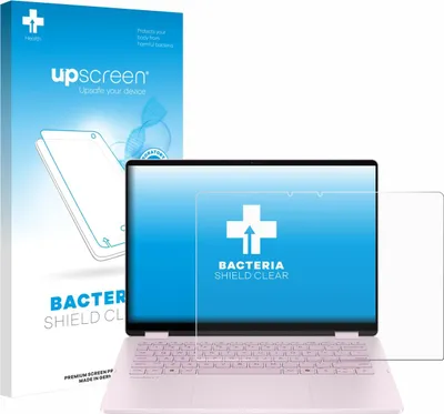 Produktbild von upscreen Schutzfolie für HP OmniBook 5 Flip 14 14-fp0153ng Displayschutz Displayschutzfolie Folie Klar antibakteriell