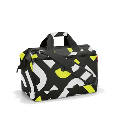 Produktbild von reisenthel allrounder L pocket, Reisetasche, Sporttasche, Schultertasche, Doktortasche, Tasche, Polyestergewebe, Signature Bold Yellow, 32 L, MK2029
