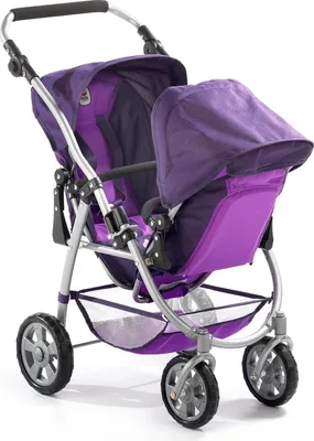 Produktbild von Bayer Chic 2000 Tandem-Buggy "VARIO" Dessin Pflaume 689 25