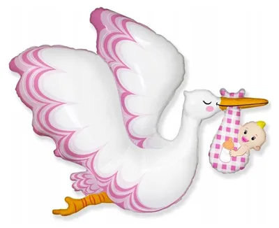 Produktbild von 24 Zoll FX-Folienballon - Storchbaby