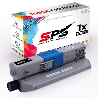 Produktbild von C332 / 46508712 Toner Kompatibel für OKI MC 363 | 1x Schwarz