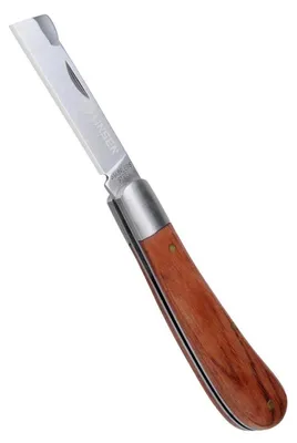 Immagine prodotto di Coltello multifunzione da giardiniere, coltello per innesti, acciaio inossidabile, pieghevole, per sradicare erbacce e potare