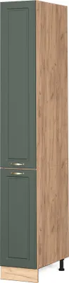 Produktbild von Vicco Apothekerschrank Fame-Line, 30 cm, Grün-Gold Landhaus/Goldkraft Eiche