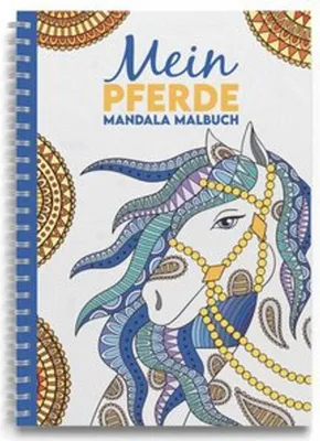 Image de Mon livre de coloriage Mandala de chevaux : 50 mandalas de chevaux superbes et sophistiqués pour les enfants, à colorier et à détendre