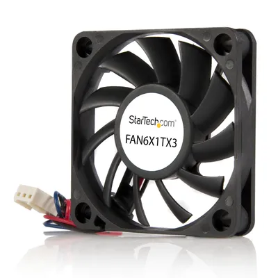 Obrázok produktu pre StarTech.com FAN6X1TX3, Ventilátor, 6 cm, 4000 ot/min, Čierna