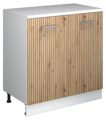 Image de Meuble sous pente Vicco R-Line Chêne Artisan 80cm sans pente avec 2 portes, Model 61817