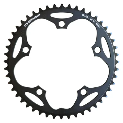 Produktbild von Stronglight Kettenblatt Road Type 130mm LK 48 Zähne 5-Arm außen 9/10fach schwarz