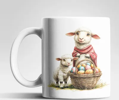 Produktbild von Ostern Schaaf Ostereier Kaffeetasse Teetasse Tasse Geschenkidee 325 ml – Schaaf-04
