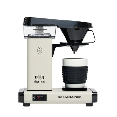 Produktbild von MOCCAMASTER Filterkaffeemaschine CUP-ONE Off-White Tropf-Stopp weiß NEU